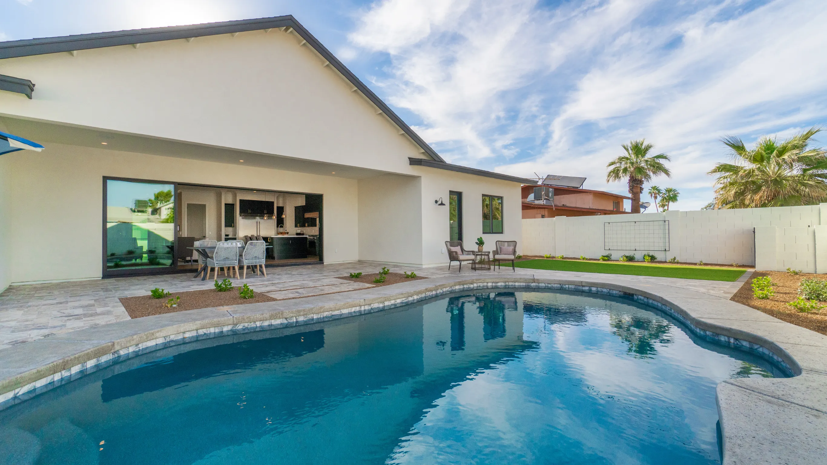 Existing home space before junior ADU construction and interior conversion in Los Angeles